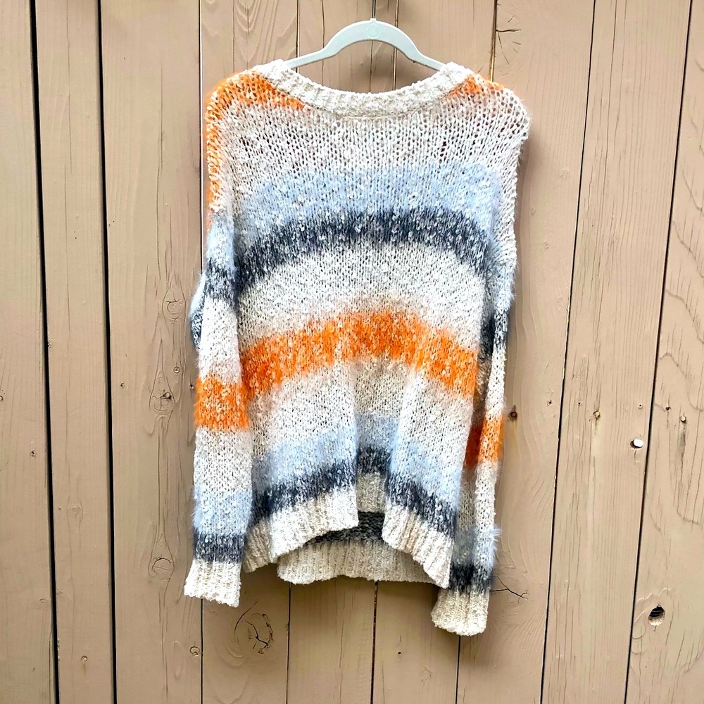 Cozy Striped Anthropologie Sweater